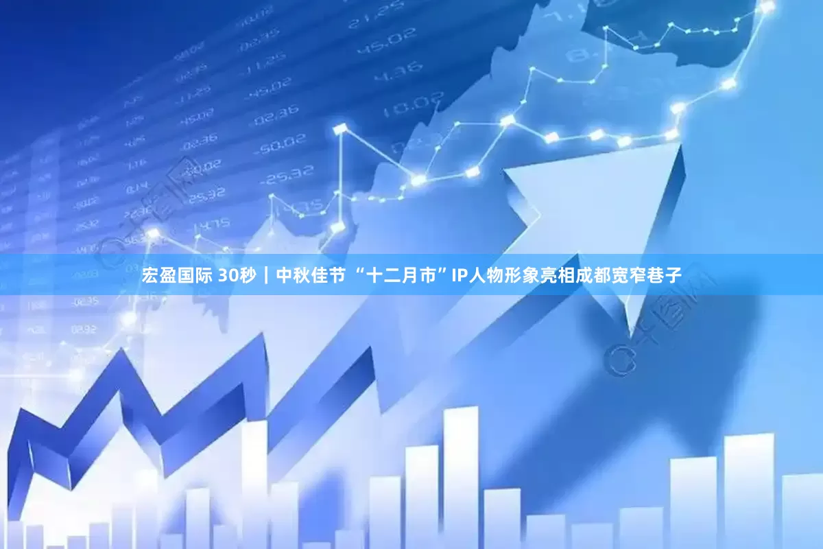 宏盈国际 30秒｜中秋佳节 “十二月市”IP人物形象亮相成都宽窄巷子