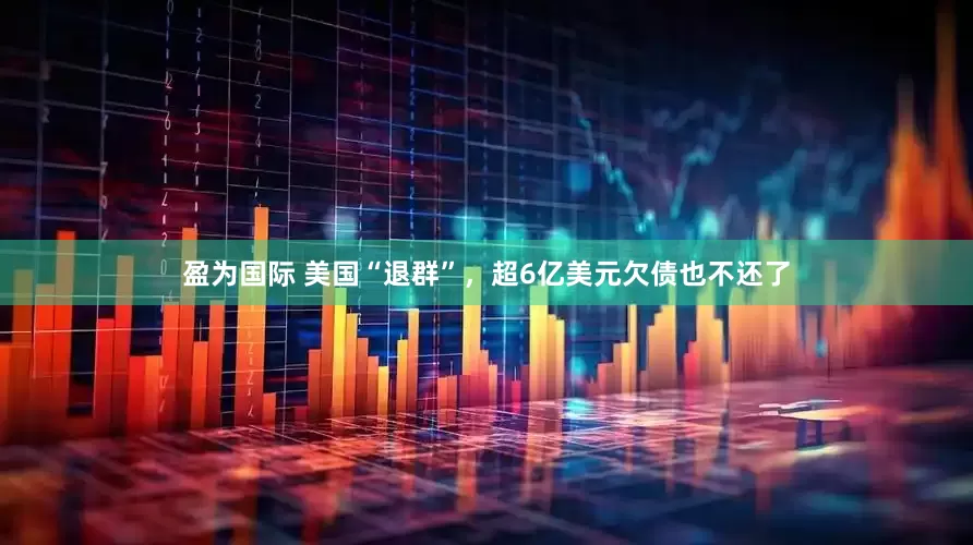 盈为国际 美国“退群”，超6亿美元欠债也不还了